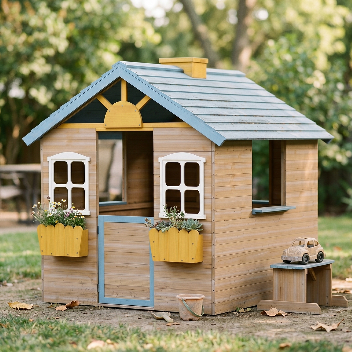 Hicooo® | Wooden Playhouse