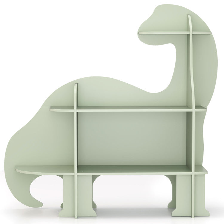 3-Tier Dinosaur Montessori Floor Bookcase for Toddlers