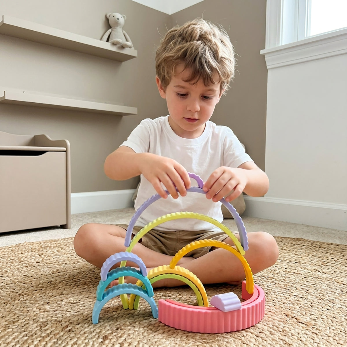 Waldorf Nesting Puzzle & Montessori Sensory Arches