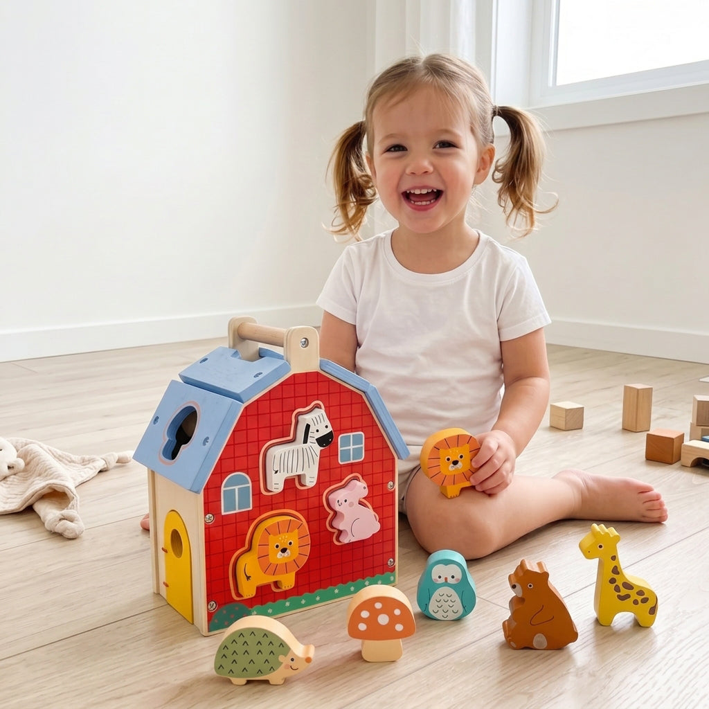 Montessori Animal Puzzle Blocks for Kids
