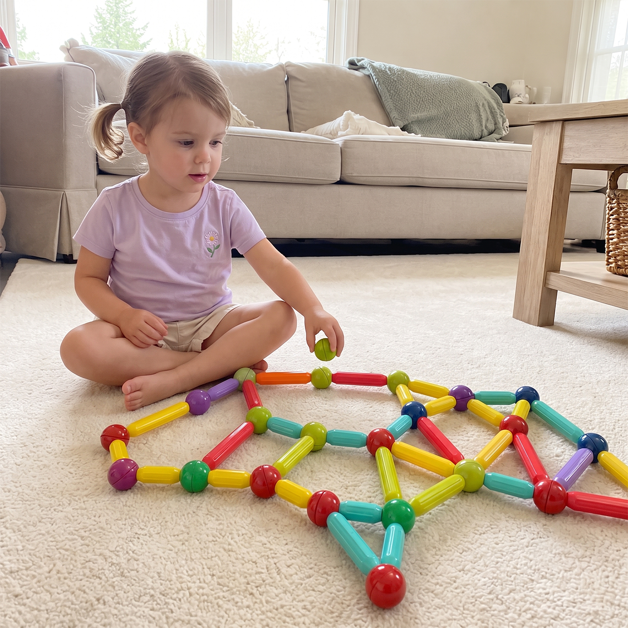 3D STEM Magnetic Sticks and Balls Building Set