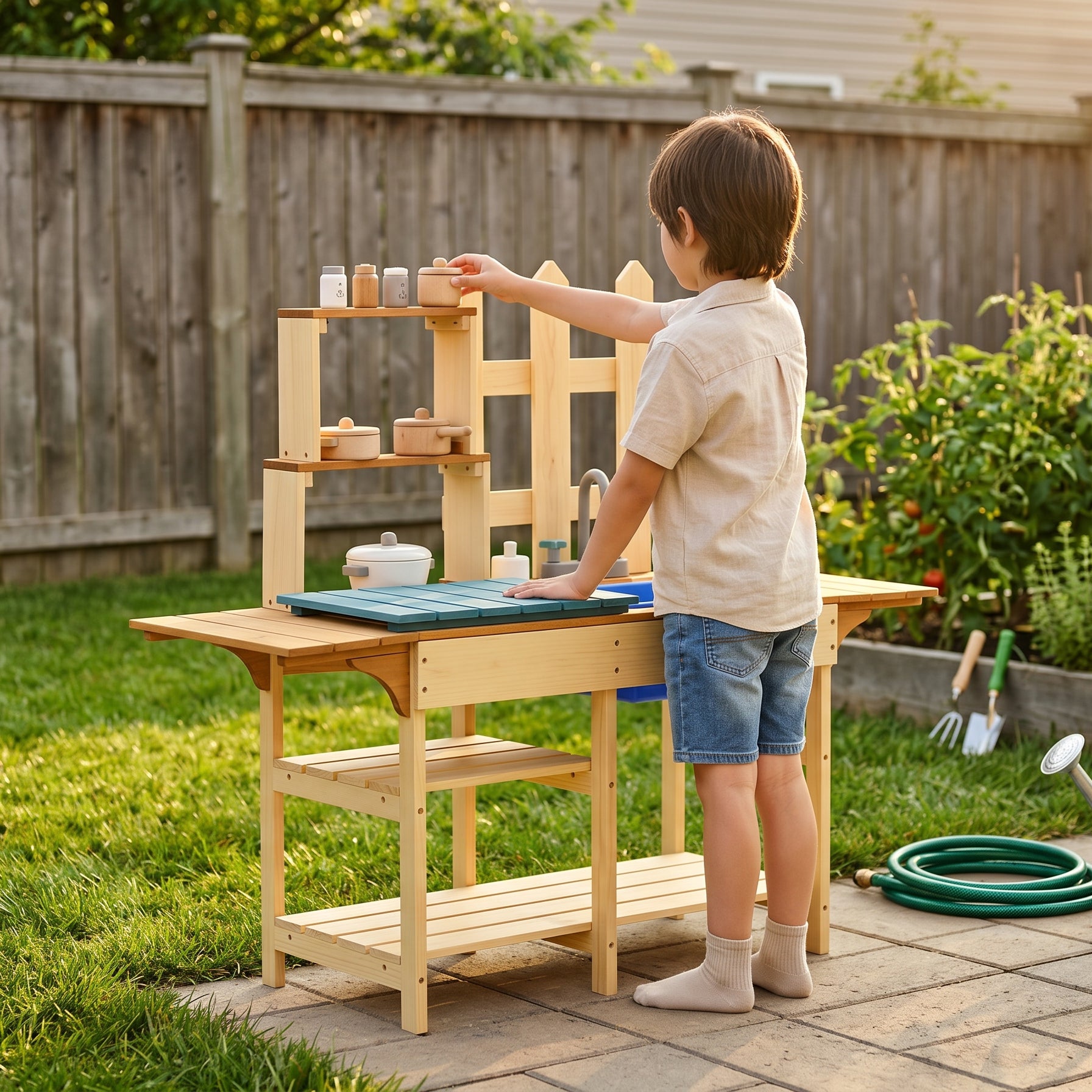 Classic Toddler Backyard Mud Kitchen
