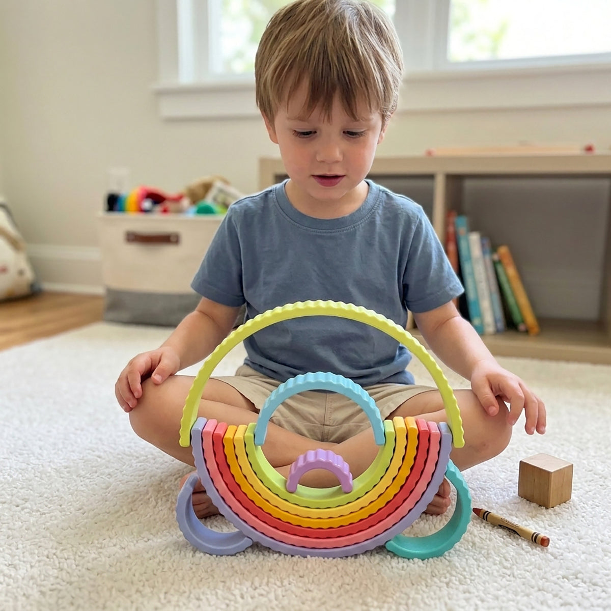 Waldorf Nesting Puzzle & Montessori Sensory Arches