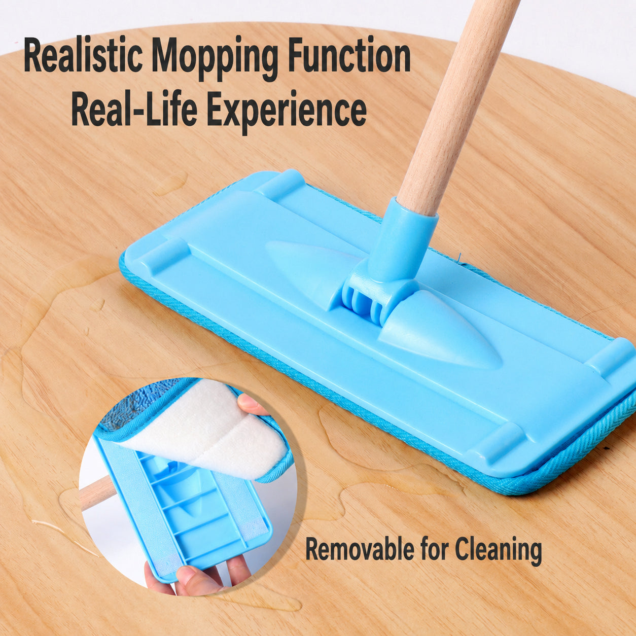 Montessori Toddler Broom and Mop Set with Stand