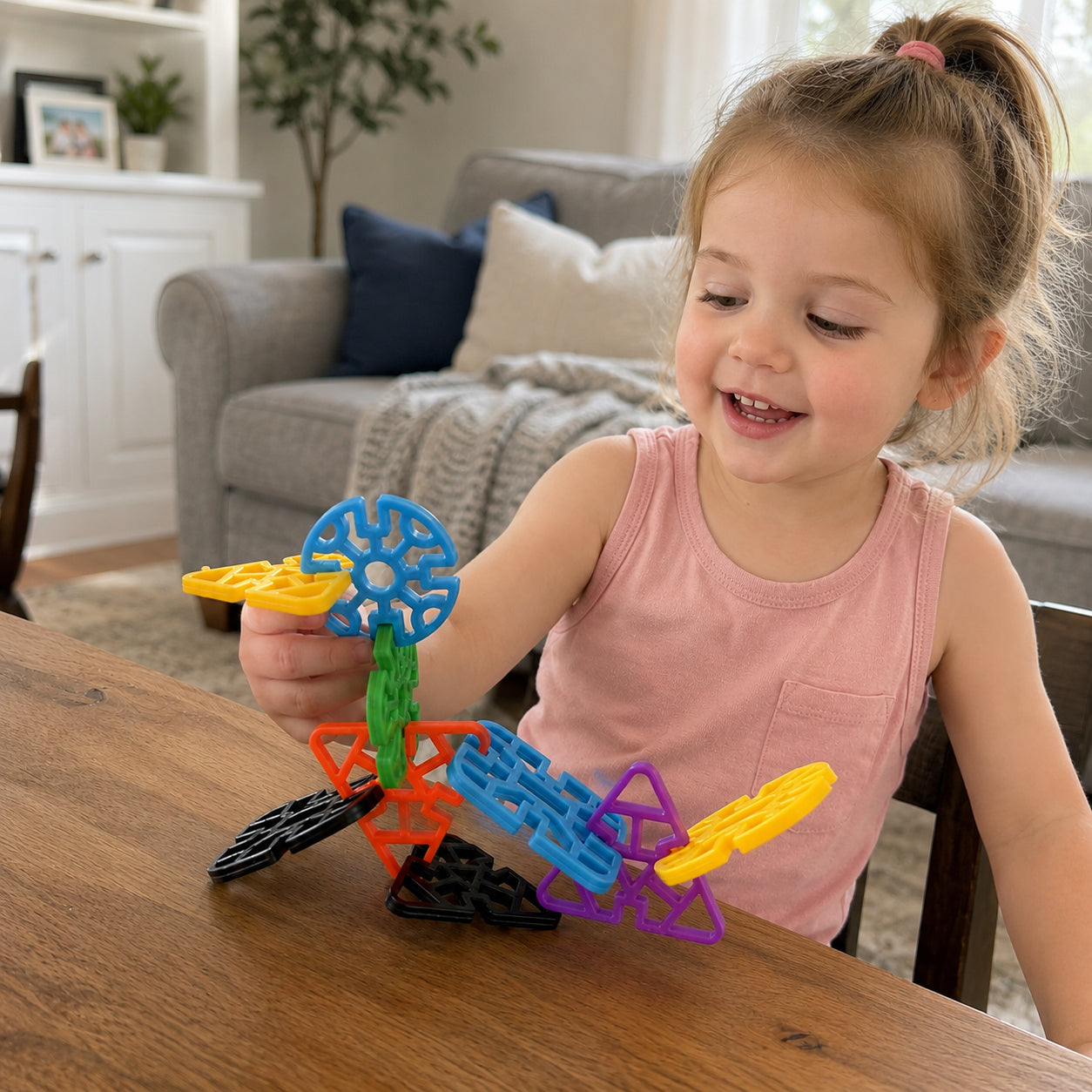 Snowflake Interlocking Building Blocks
