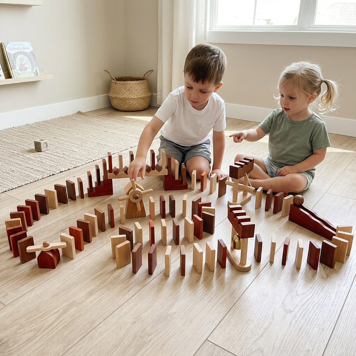 Custom Double 6 Dominoes Set with Storage Case