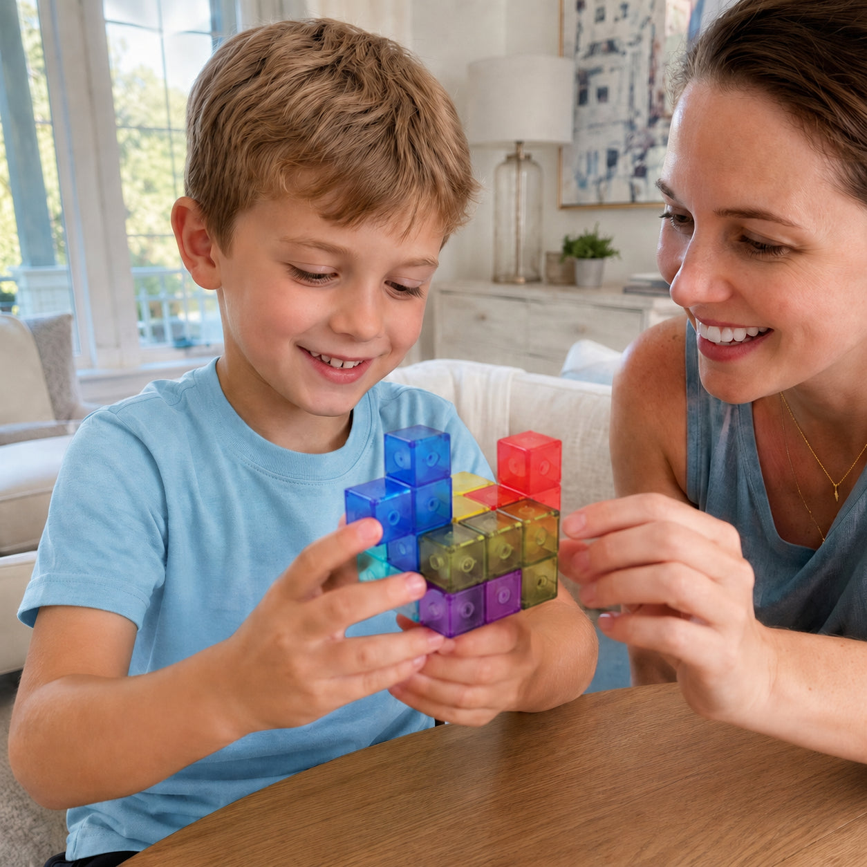 3D Magnetic Cube Block Puzzle