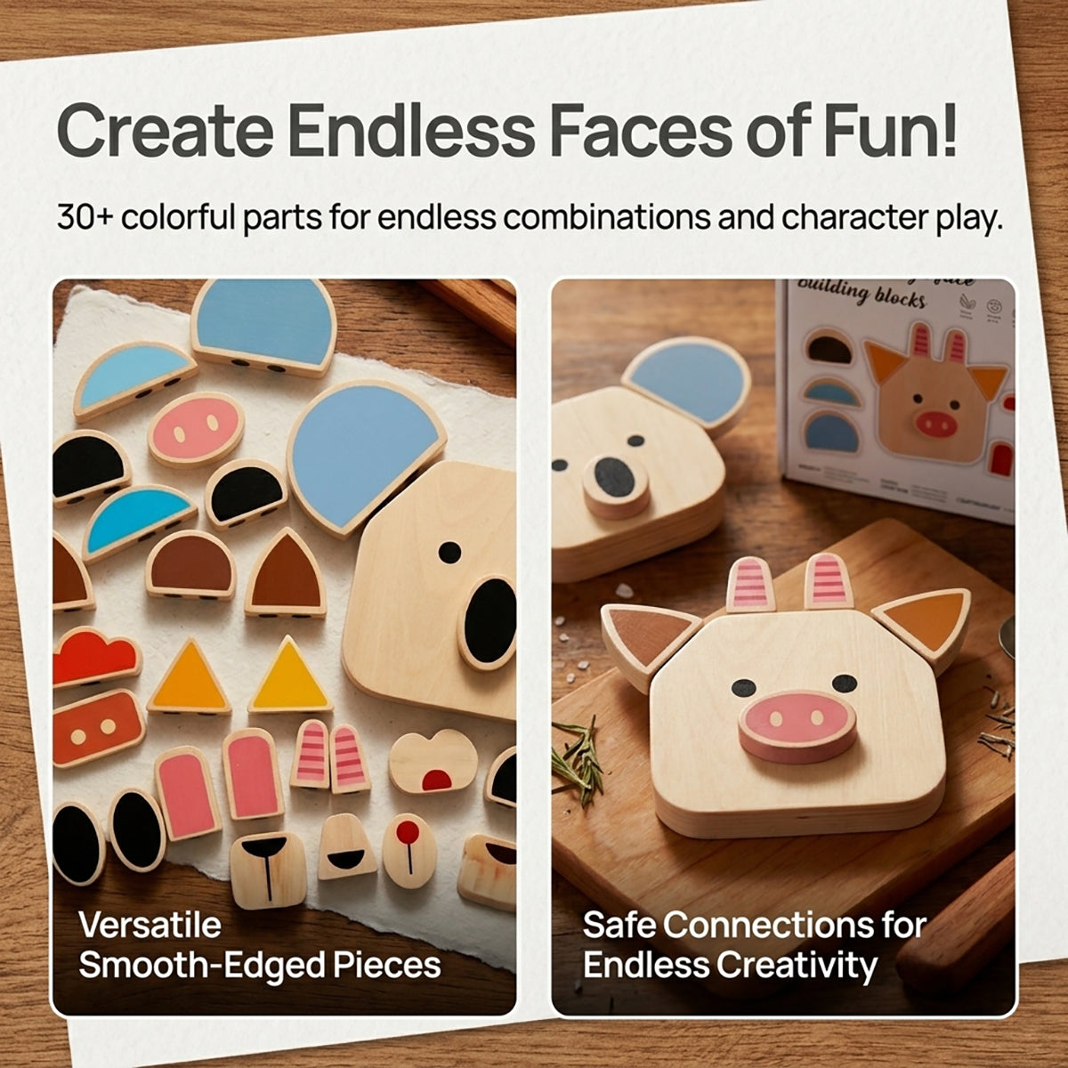 Animal Change Face Blocks