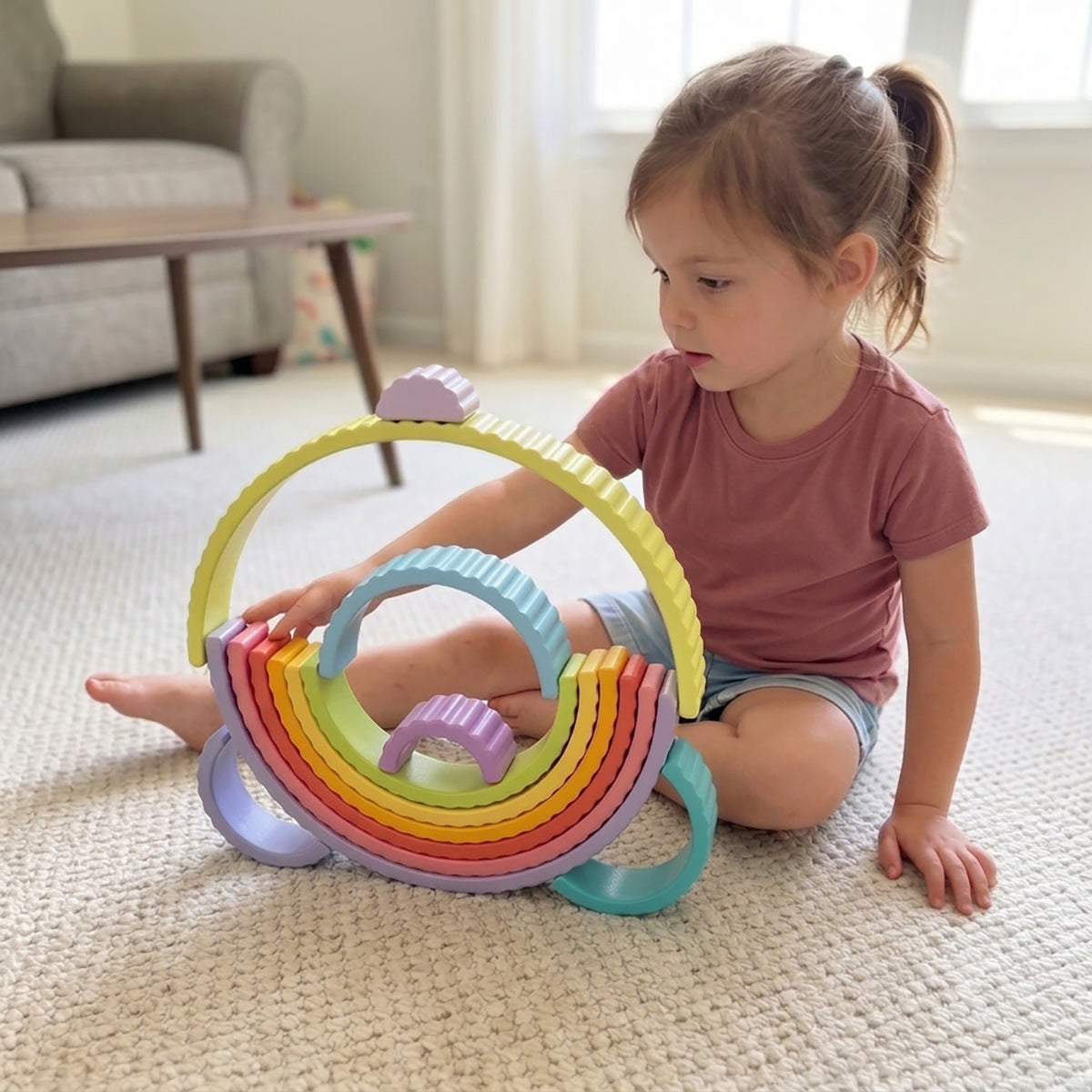 Waldorf Nesting Puzzle & Montessori Sensory Arches