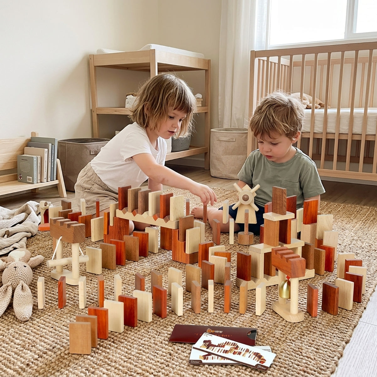 Custom Double 6 Dominoes Set with Storage Case