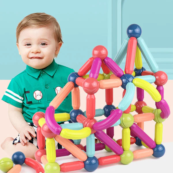 3D STEM Magnetic Sticks and Balls Building Set