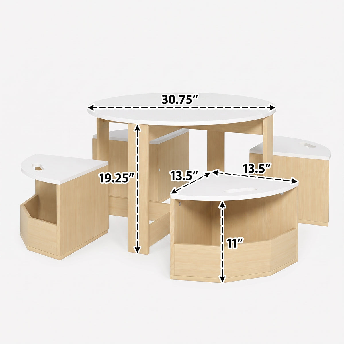 Hicooo® | Kids Table and Chairs Set