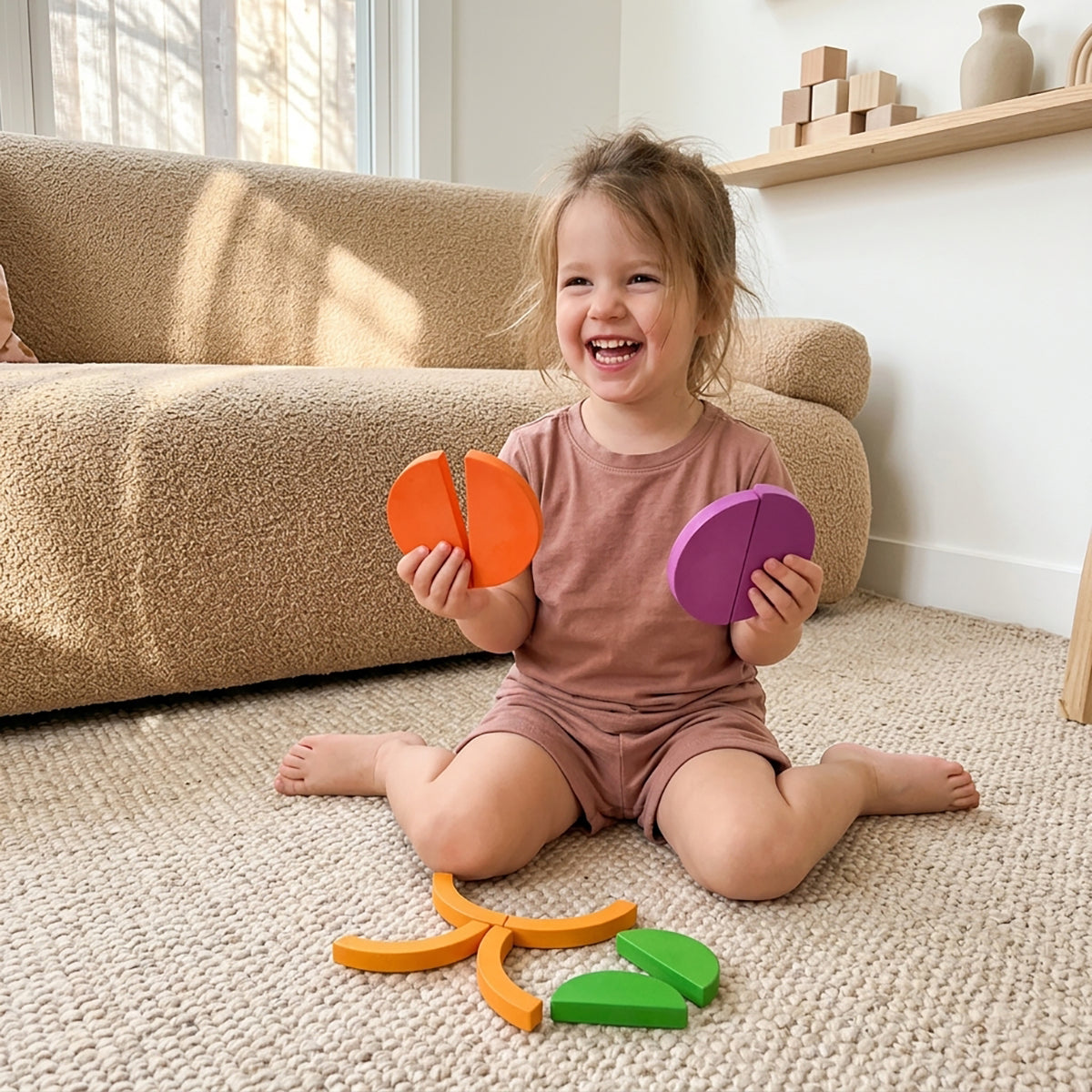 Educational Wooden Blocks Puzzle Toy