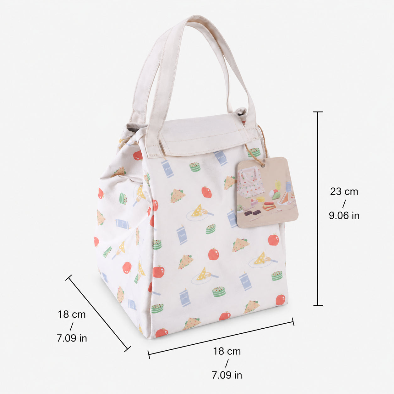 24-Piece Kids Pretend Picnic Basket with Foldable Blanket