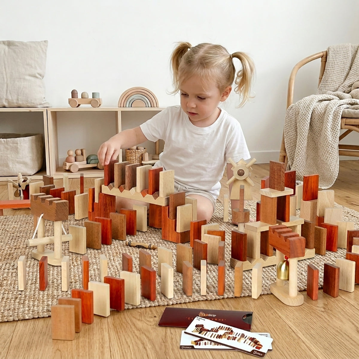 Custom Double 6 Dominoes Set with Storage Case