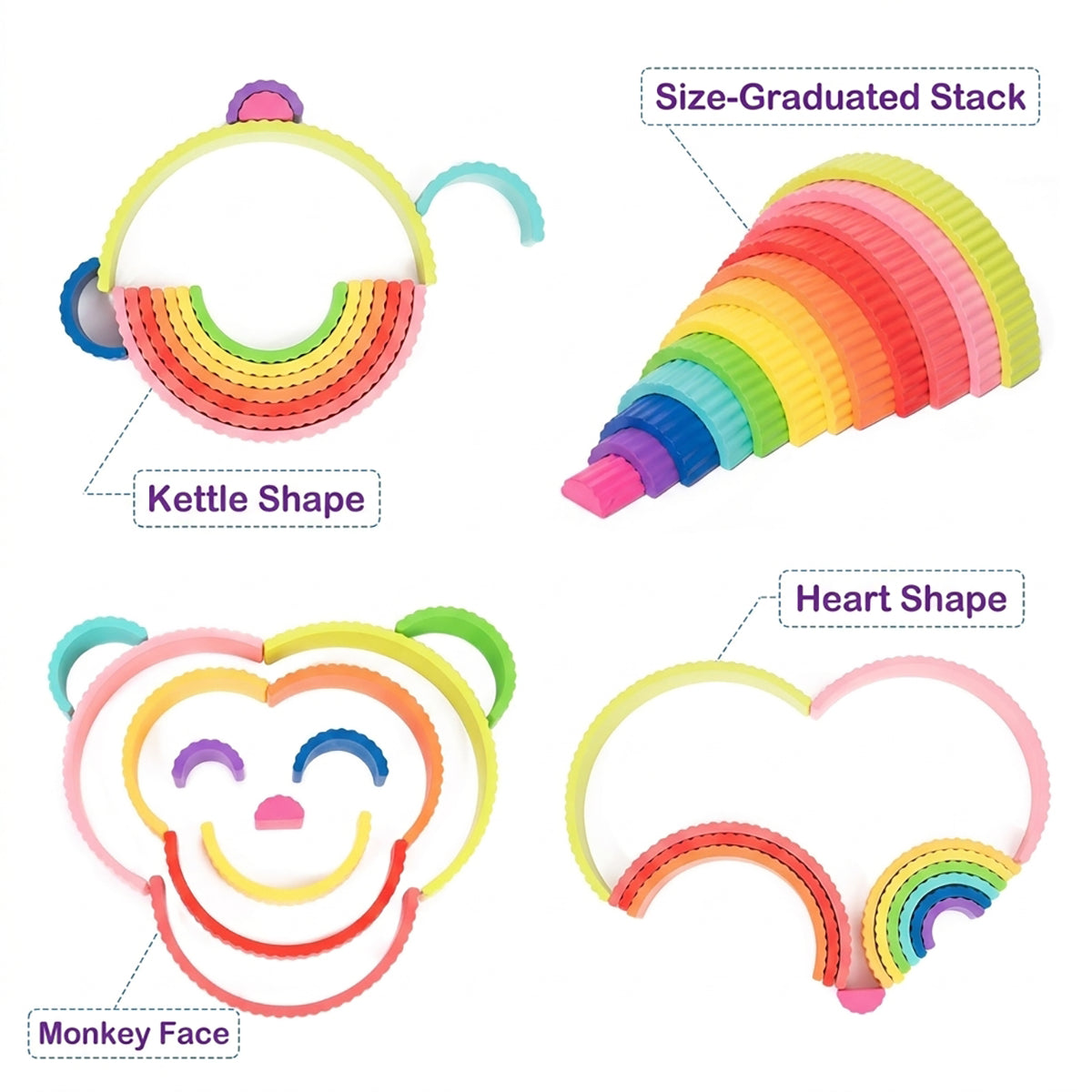 Waldorf Nesting Puzzle & Montessori Sensory Arches
