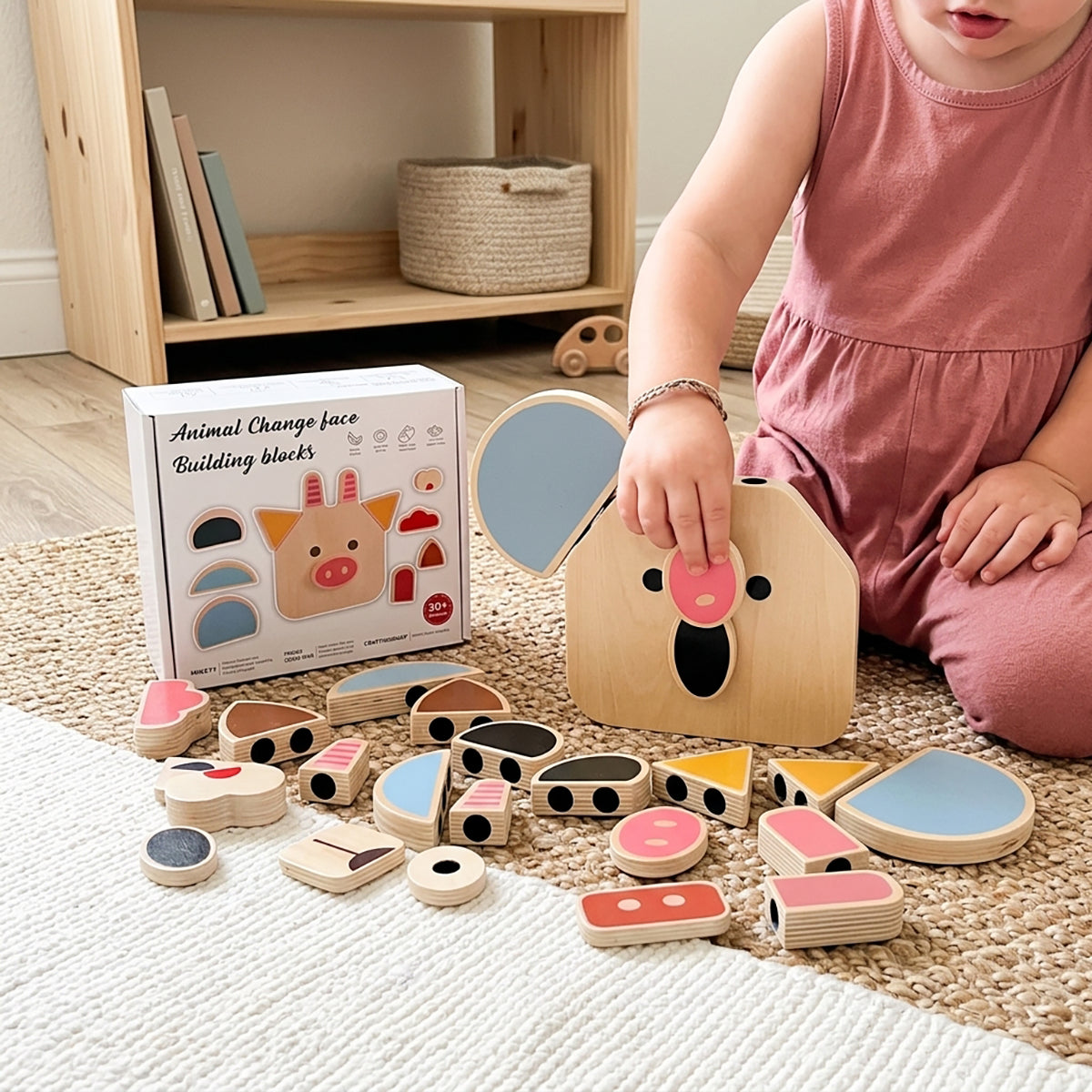 Animal Change Face Blocks