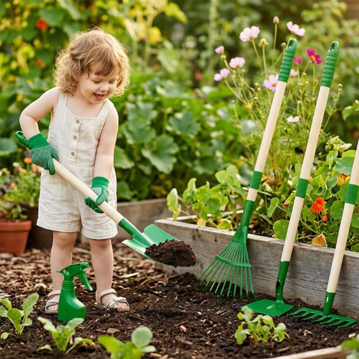 Kids Gardening Tools Set