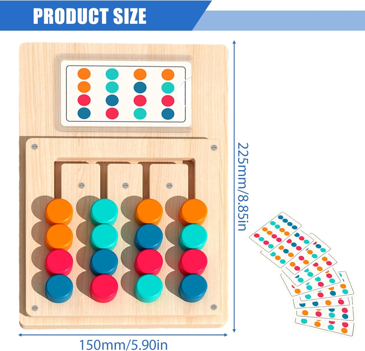 Hicooo® | Wooden Color Shape Matching Board Toy