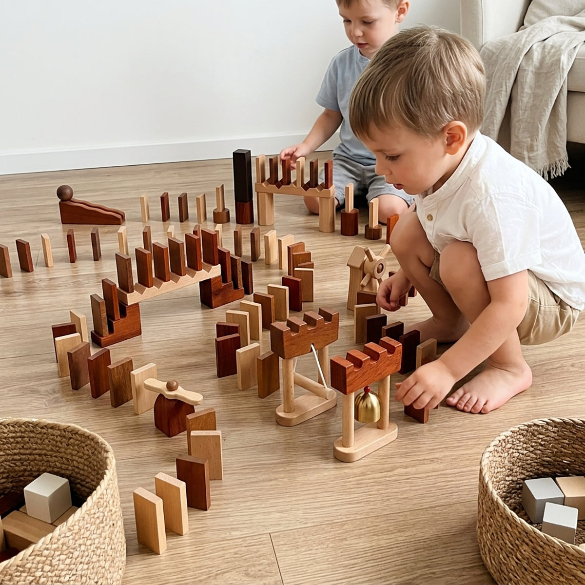 Custom Double 6 Dominoes Set with Storage Case