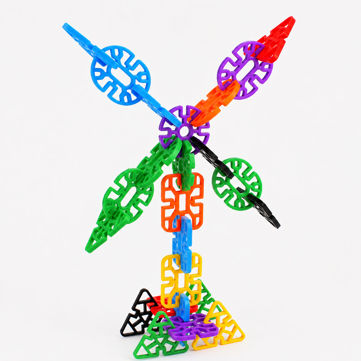 Snowflake Interlocking Building Blocks