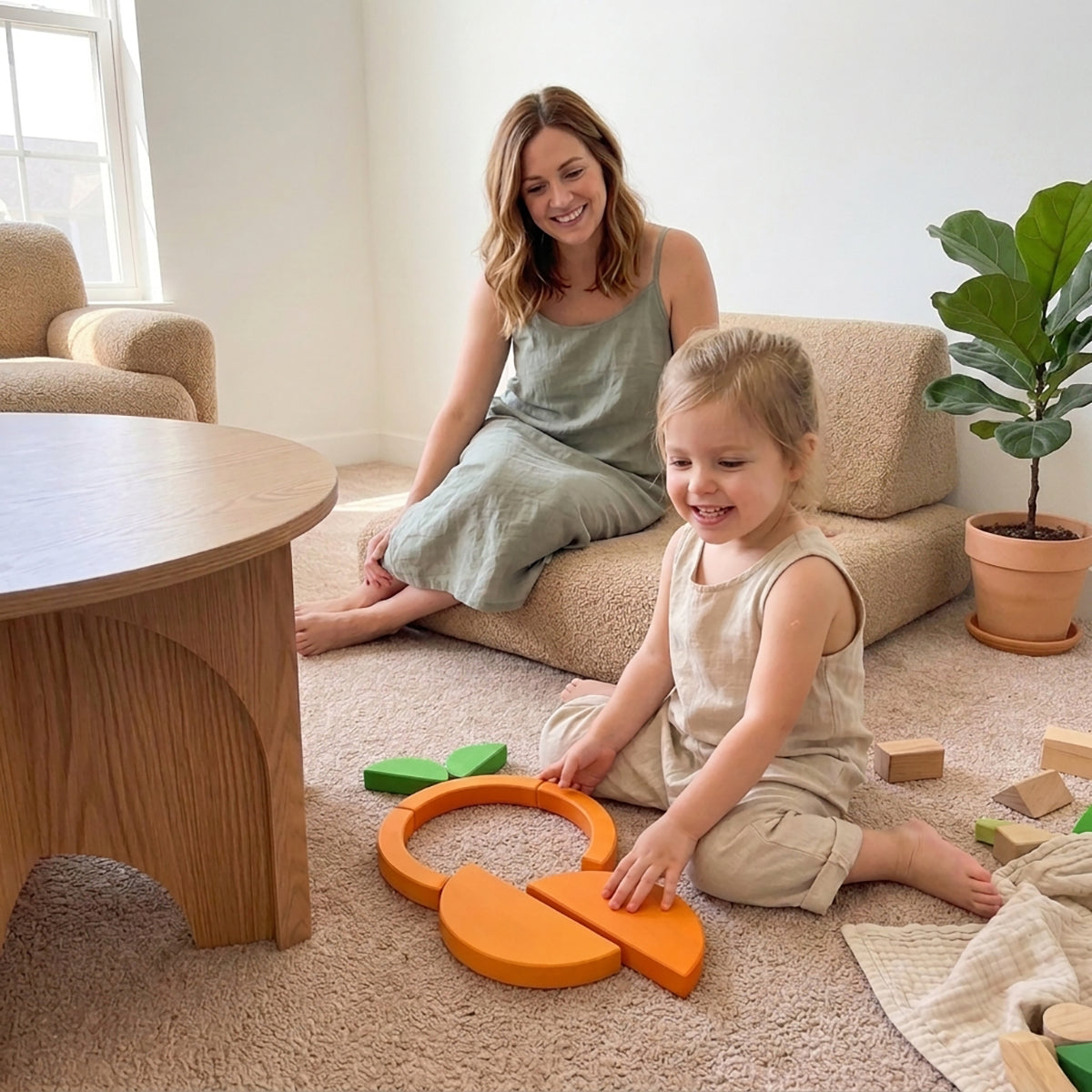 Educational Wooden Blocks Puzzle Toy