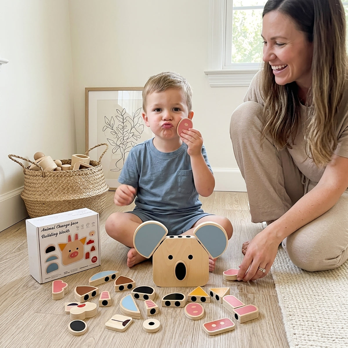Animal Change Face Blocks