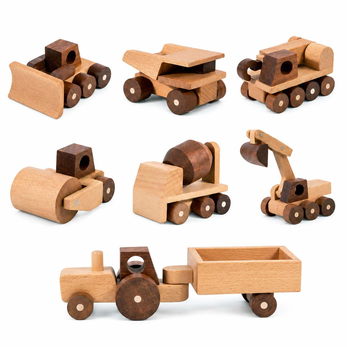 Wooden Construction Vehicles
