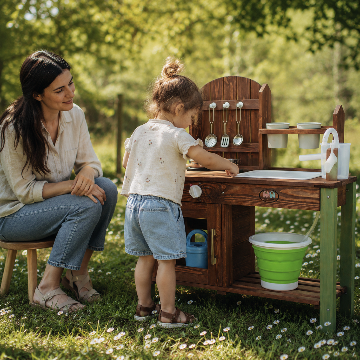 Hicooo® | Outdoor Wooden Mud Kitchen