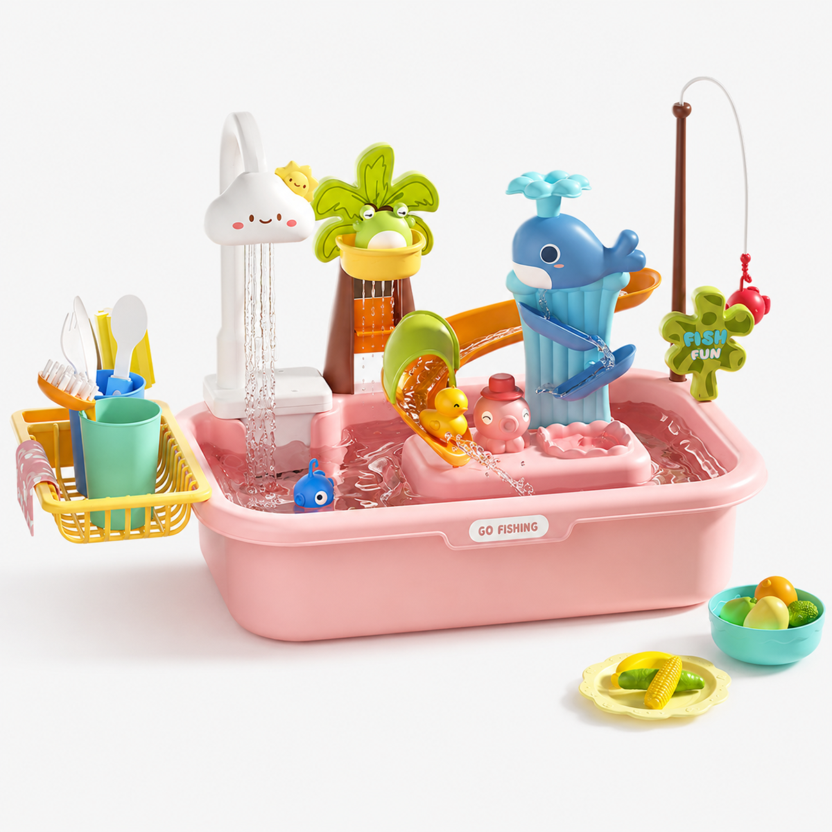 Toddler Play Sink Toy Set