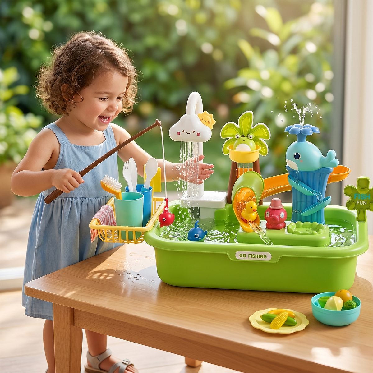 Toddler Play Sink Toy Set