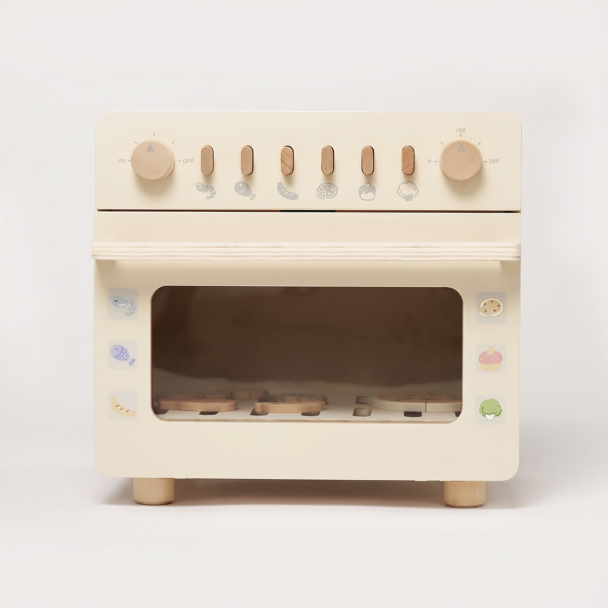 Pretend Play Kitchen Stove with Accessories for Toddlers