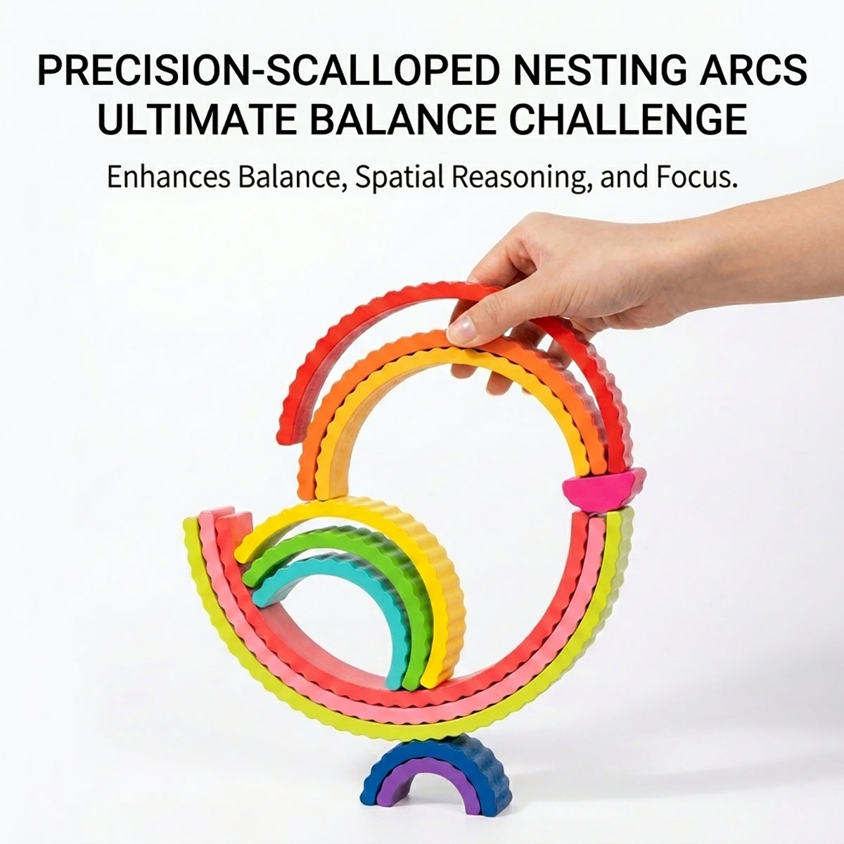 Waldorf Nesting Puzzle & Montessori Sensory Arches