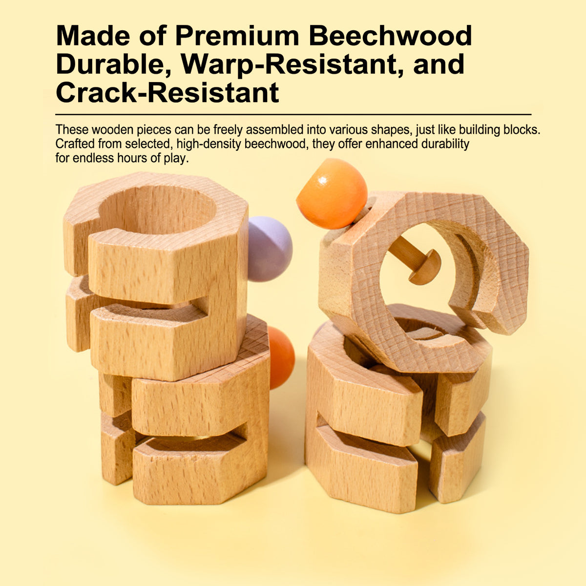 Wooden Montessori Shape Sorting Puzzle