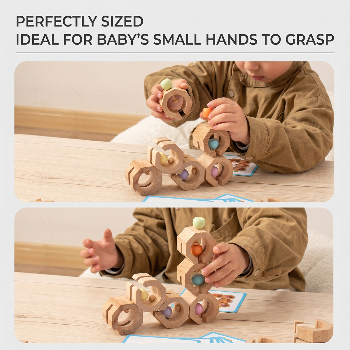 Wooden Montessori Shape Sorting Puzzle