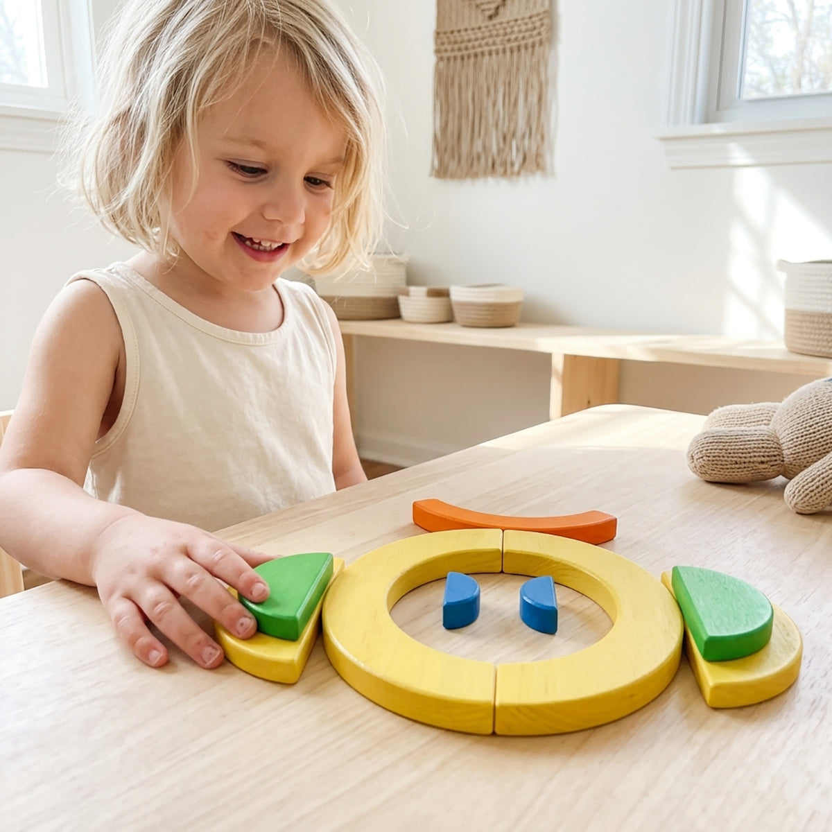 Educational Wooden Blocks Puzzle Toy