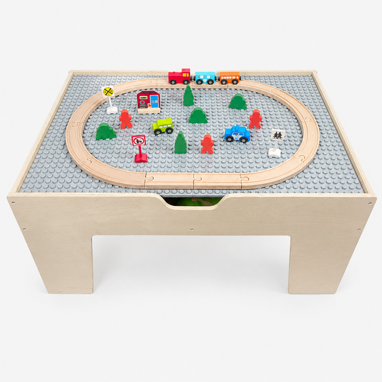 Wooden Large Train Set with Tracks
