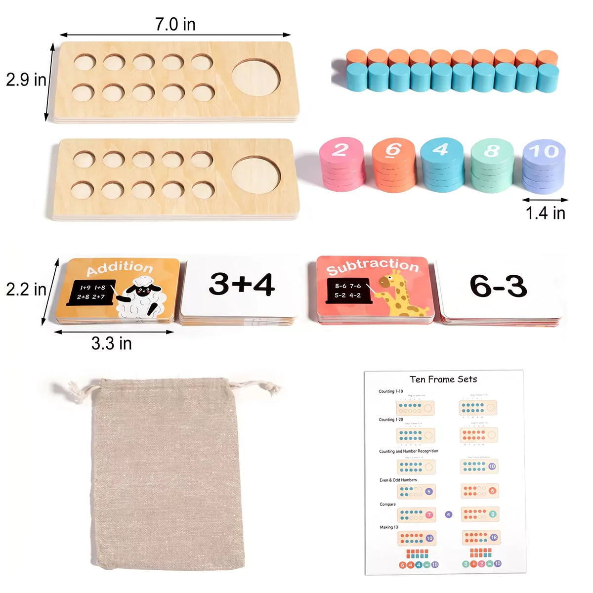 Hicooo® | Wooden Math Toys