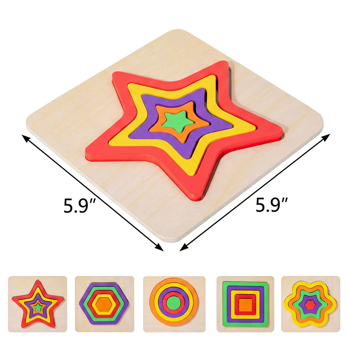 Hicooo® | Shape Puzzle Board