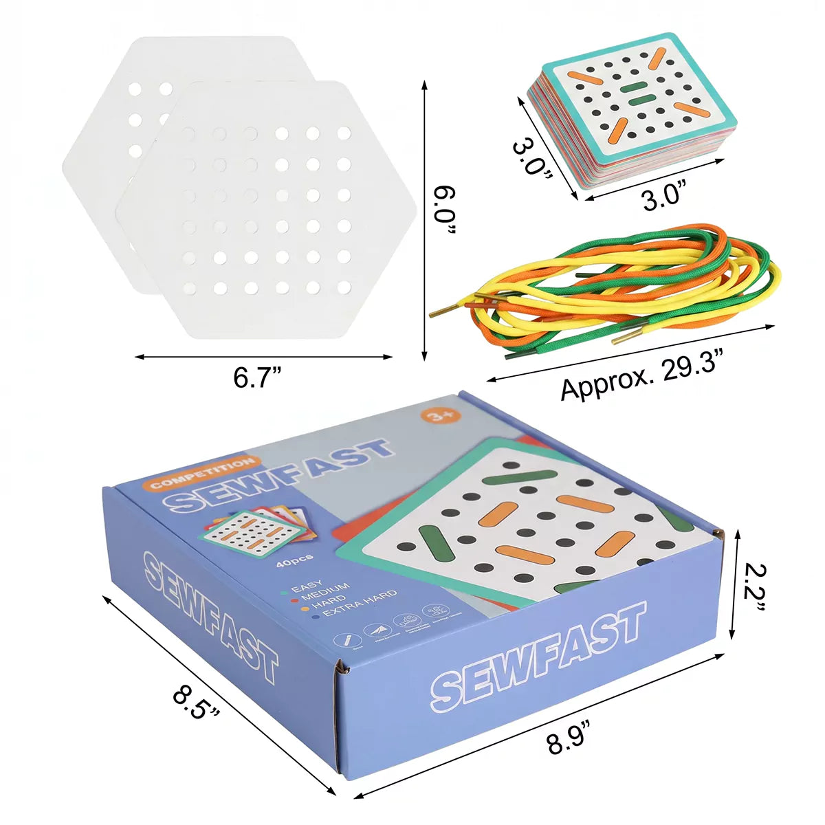 Hicooo® | Hexagon Lacing Game
