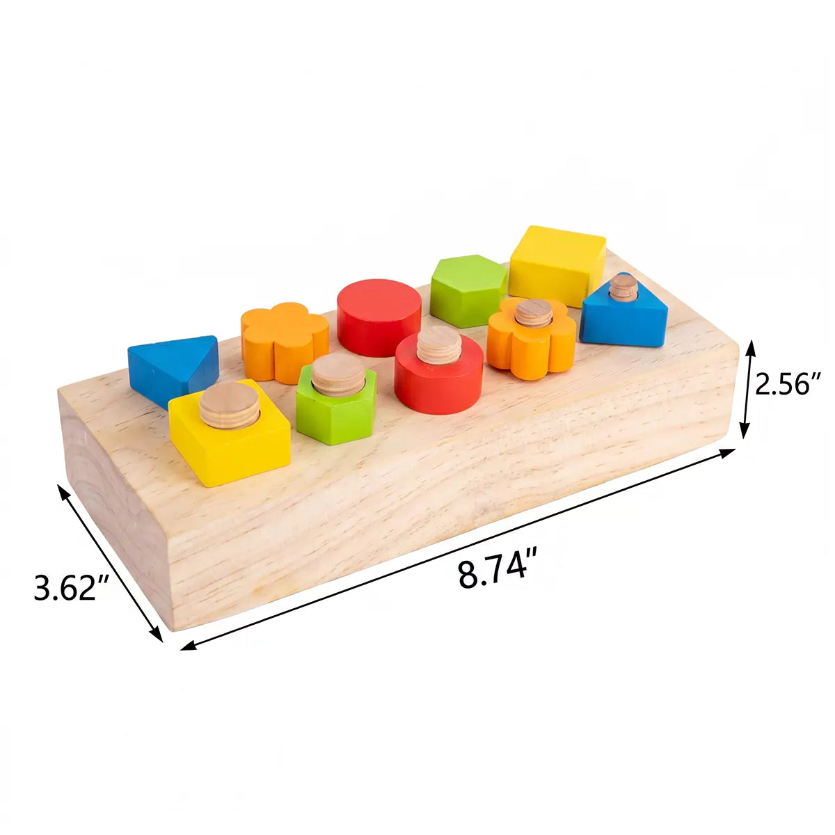 Hicooo® | Wooden Nuts & Bolts Board