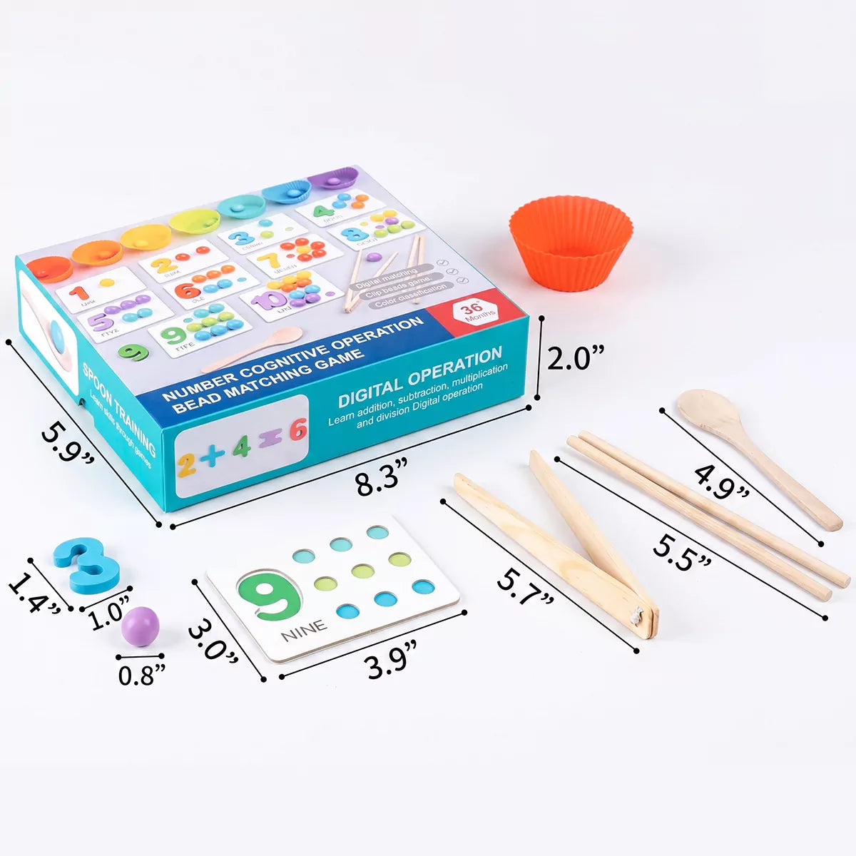 Wooden Bead Counting Toy