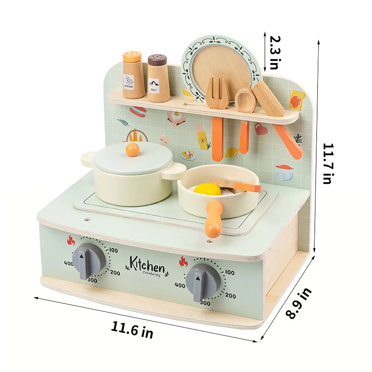 Hicooo® | Wooden Kitchen Play Set