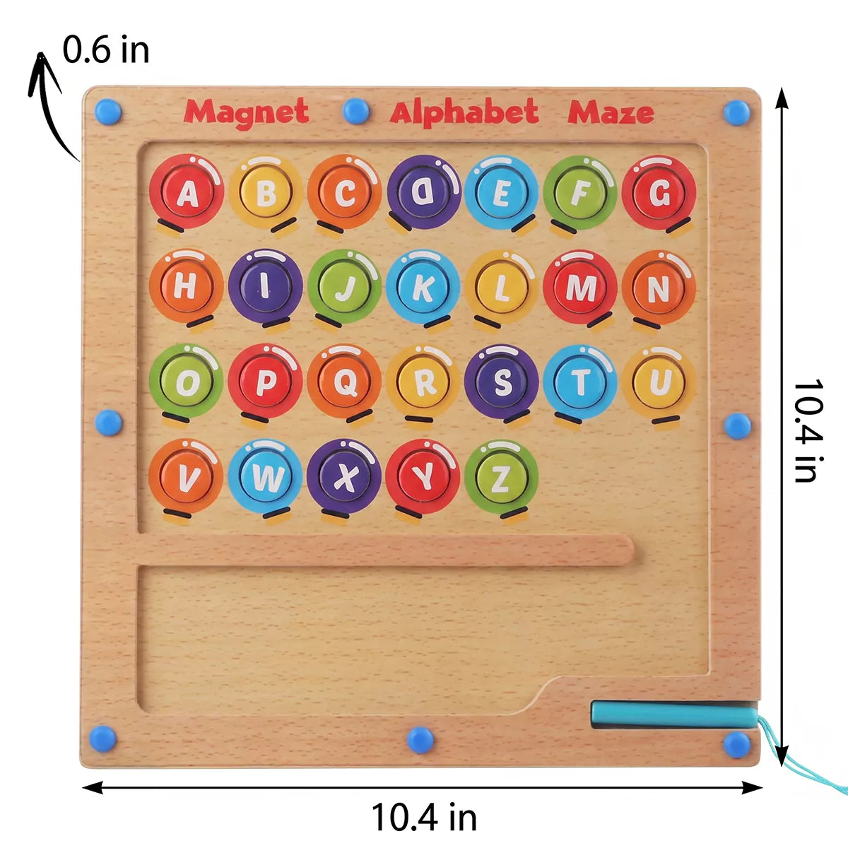 Hicooo® | Magnet Alphabet Maze Board
