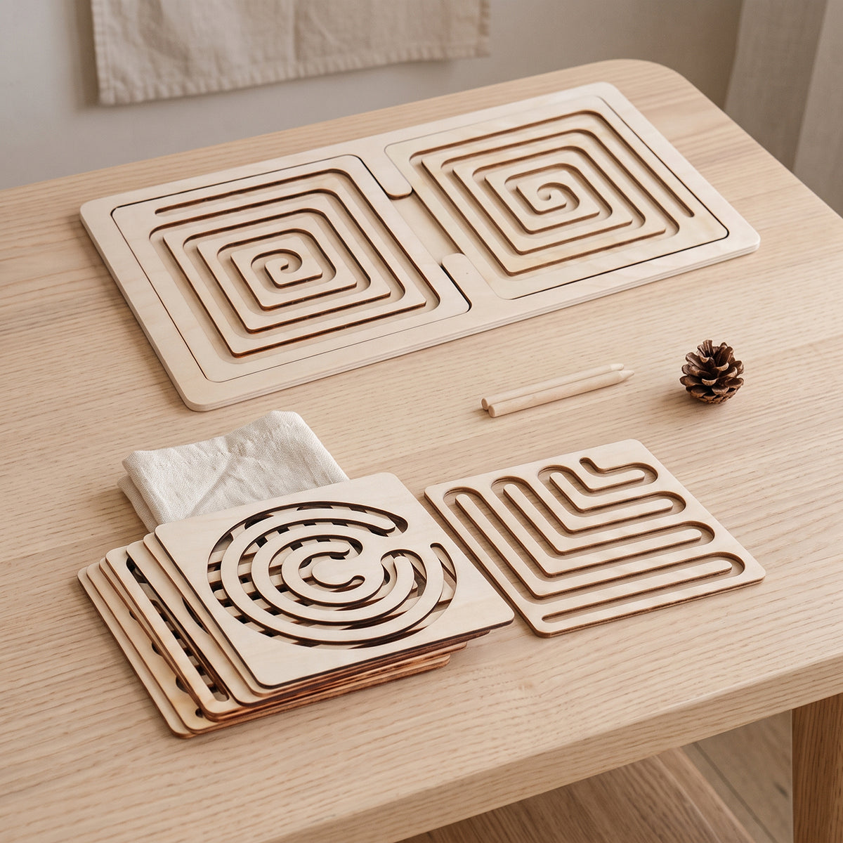 Wooden Concentration Maze