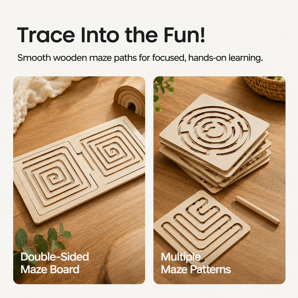 Wooden Concentration Maze