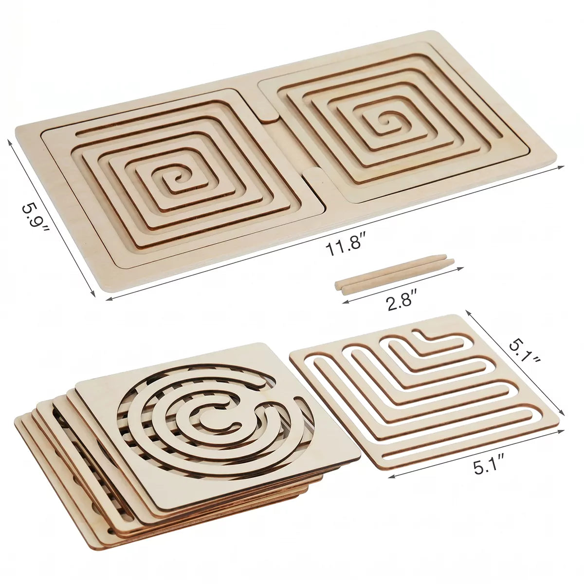 Hicooo® | Wooden Concentration Maze