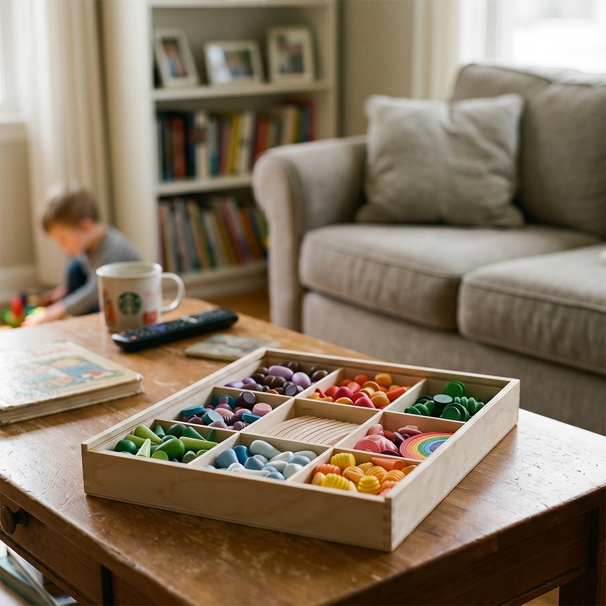 252-Piece Mandala Loose Parts Play Set