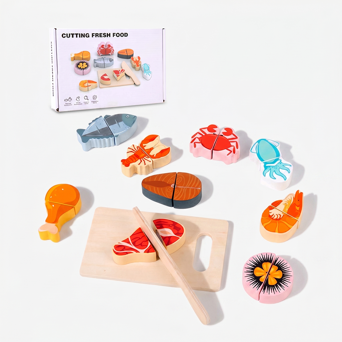 Wooden Kitchen Cutting Set