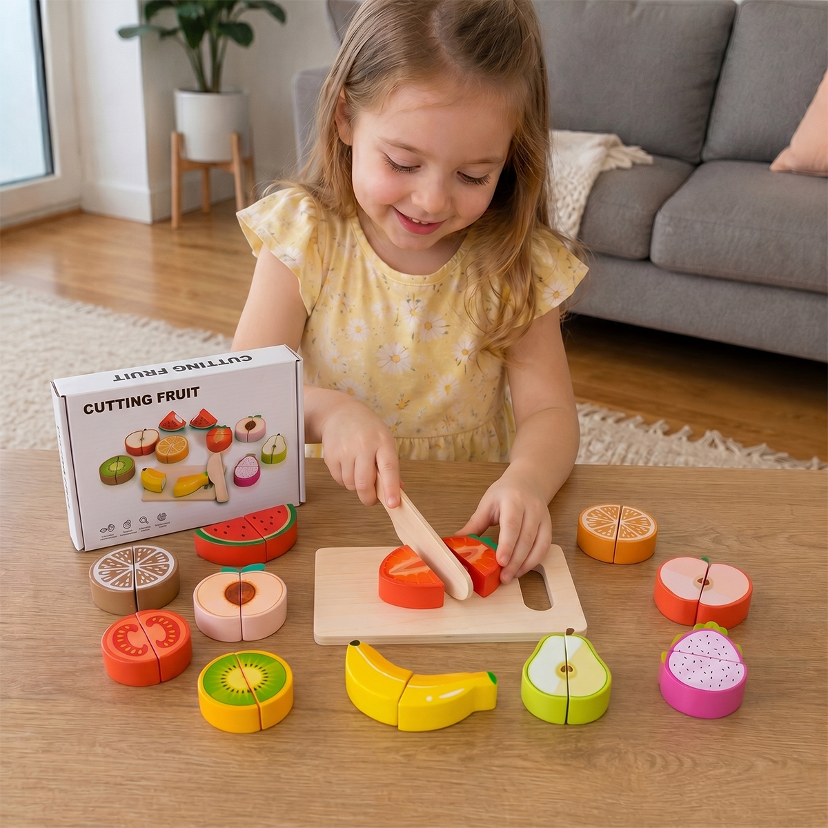 Wooden Kitchen Cutting Set